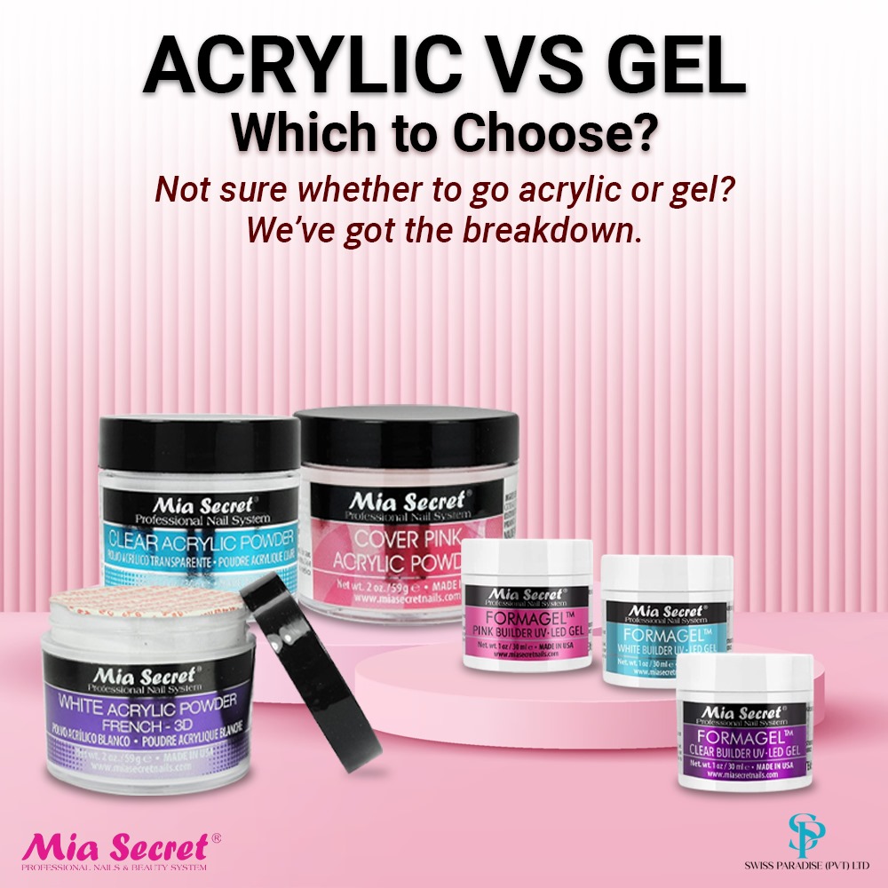 Acrylic vs Gel Nails – ඔබ තෝරා ගත යුත්තේ කුමක්ද?